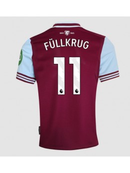 Moški Nogometna dresi replika West Ham United Niclas Fullkrug #11 Domači 2024-25 Kratek rokav